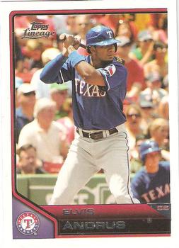 2011 Topps Lineage #12 Elvis Andrus Front