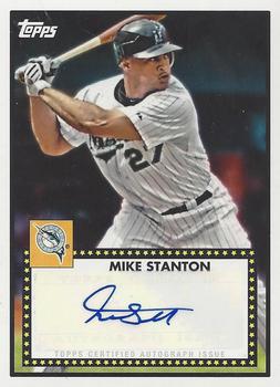 2011 Topps Lineage - 1952 Autographs #52A-MS Mike Stanton Front