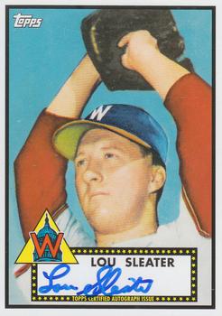 2011 Topps Lineage - Autographs #RA-LS Lou Sleater Front