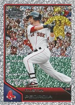 2011 Topps Lineage - Diamond Anniversary Platinum Refractors #114 Dustin Pedroia Front