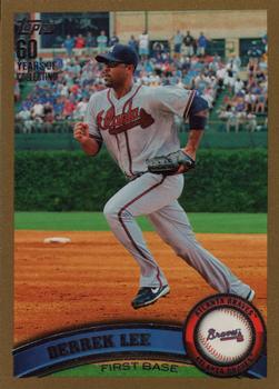 2011 Topps - Gold #273 Derrek Lee Front