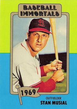 1980-87 SSPC HOF #114 Stan Musial Front