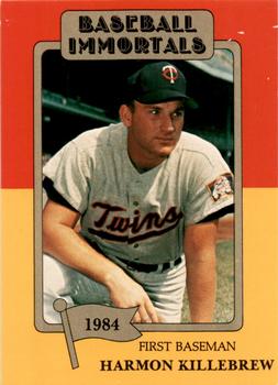 1980-87 SSPC HOF #185 Harmon Killebrew Front