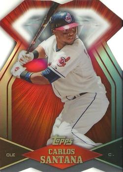 2011 Topps - Diamond Die Cut #DDC-133 Carlos Santana Front