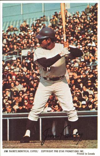 1972 Pro Stars Postcards #NNO Jim Fairey Front