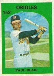 1972 Topps Venezuelan Stamps #152 Paul Blair Front