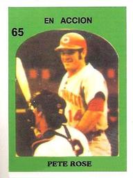 1972 Topps Venezuelan Stamps #65 Pete Rose Front