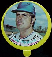 1973 Topps Candy Lids #NNO Lou Piniella Front