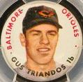 1956 Topps Pins #NNO Gus Triandos Front