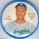 1962 Salada/Junket Coins #154 Tommy Davis Front