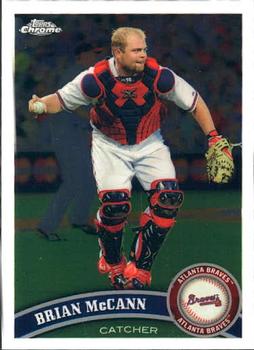 2011 Topps Chrome #72 Brian McCann Front