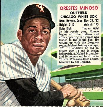 1952 Red Man #AL15 Orestes Minoso Front