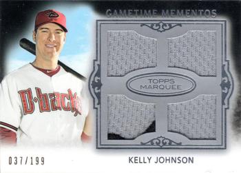 2011 Topps Marquee - Gametime Mementos Quad Relics #GMQR-35 Kelly Johnson Front