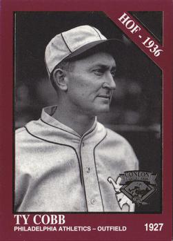 1994 Conlon Collection TSN - Burgundy #1011 Ty Cobb Front