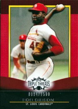 2011 Topps Triple Threads #59 Bob Gibson Front