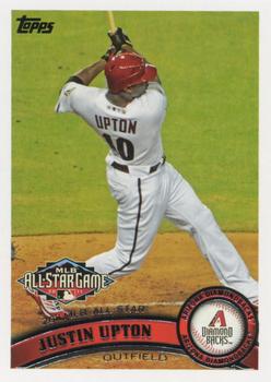 2011 Topps Update #US316 Justin Upton Front