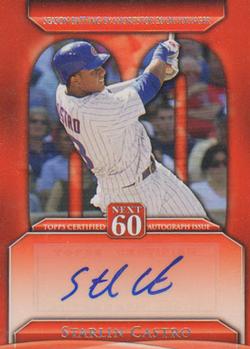 2011 Topps Update - Next 60 Autographs #N60A-SC Starlin Castro Front