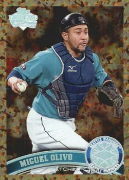 2011 Topps Update - Cognac Diamond Anniversary #US67 Miguel Olivo Front