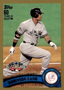2011 Topps Update - Gold #US18 Robinson Cano Front