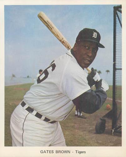 1969 Detroit Tigers Color Picture Pack A #NNO Gates Brown Front