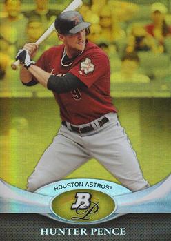 2011 Bowman Platinum - Gold #64 Hunter Pence Front