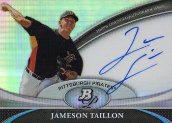 2011 Bowman Platinum - Prospect Autograph Refractors #BPA-JT Jameson Taillon Front