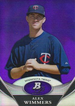 2011 Bowman Platinum - Prospects Purple Refractors #BPP51 Alex Wimmers Front