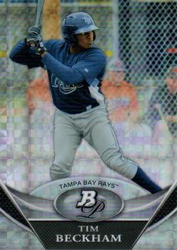 2011 Bowman Platinum - Prospects X-Fractors #BPP86 Tim Beckham Front