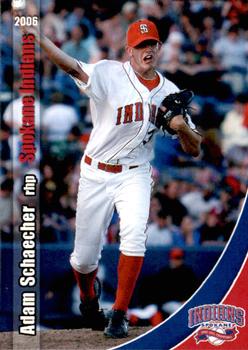 2006 Grandstand Spokane Indians #NNO Adam Schaecher Front