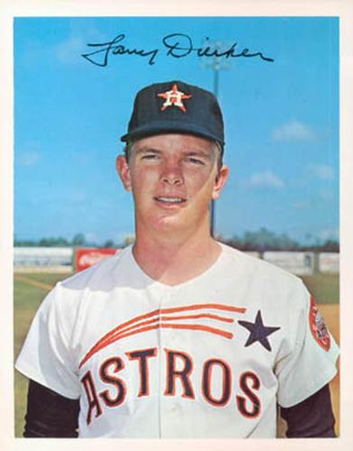 1967 Dexter Press Houston Astros #4 Larry Dierker Front