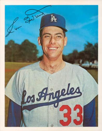 1967 Dexter Press Los Angeles Dodgers #4 Ron Hunt Front