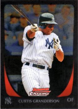 2011 Bowman Chrome #17 Curtis Granderson Front