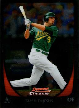 2011 Bowman Chrome #42 David DeJesus Front