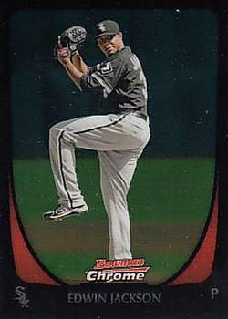 2011 Bowman Chrome #3 Edwin Jackson Front