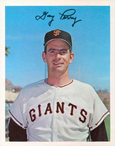 1967 Dexter Press San Francisco Giants #11 Gaylord Perry Front