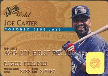 1995 Studio - Gold #14 Joe Carter Front