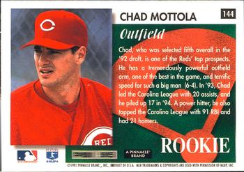 1995 Summit #144 Chad Mottola Back