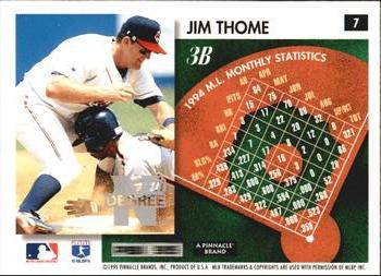 1995 Summit - Nth Degree #7 Jim Thome Back