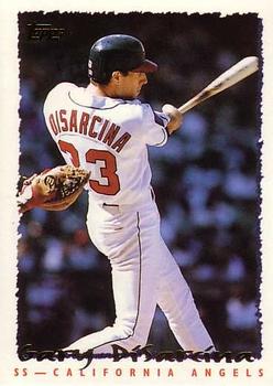 1995 Topps #12 Gary DiSarcina Front