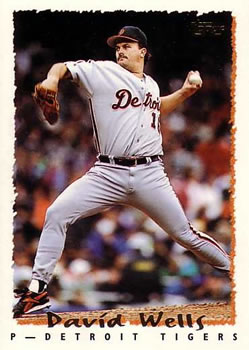 1995 Topps #434 David Wells Front