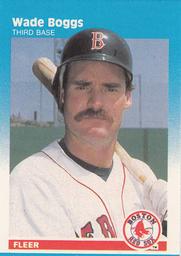 1987 Fleer Classic Miniatures #10 Wade Boggs Front