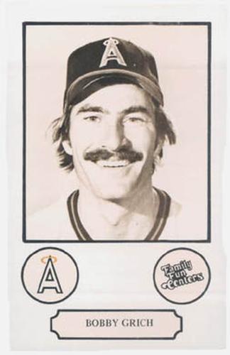 1978 Family Fun Centers California Angels #13 Bobby Grich Front