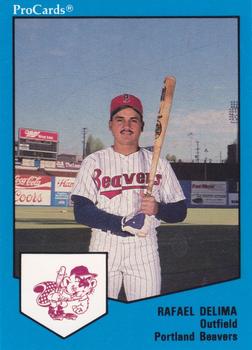 1989 ProCards Minor League Team Sets #222 Rafael Delima Front