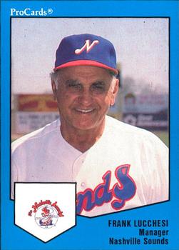 1989 ProCards Minor League Team Sets #1284 Frank Lucchesi Front