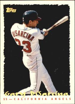 1995 Topps - CyberStats (Spectralight) #010 Gary DiSarcina Front