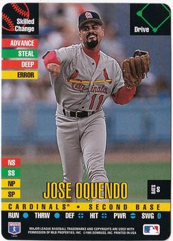 1995 Donruss Top of the Order #NNO Jose Oquendo Front
