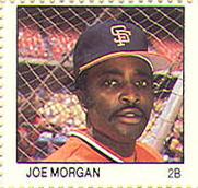 1983 Fleer Stamps #NNO Joe Morgan Front