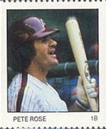 1983 Fleer Stamps #NNO Pete Rose Front