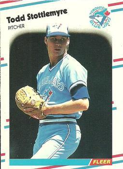 1988 Fleer Update - Glossy #U-68 Todd Stottlemyre Front