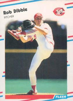 1988 Fleer Update - Glossy #U-83 Rob Dibble Front